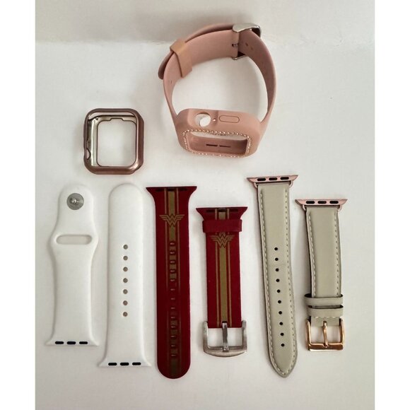 Apple Watch Series 5 40mm Bands & Cases Lot Mixed Styles Excellent - Picture 1 of 3